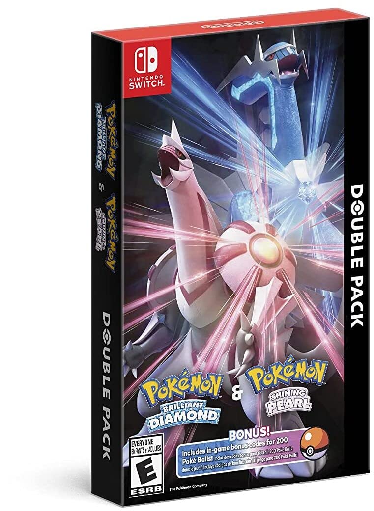 Pokemon Brilliant Diamond & Shining Pearl Double Pack for Switch