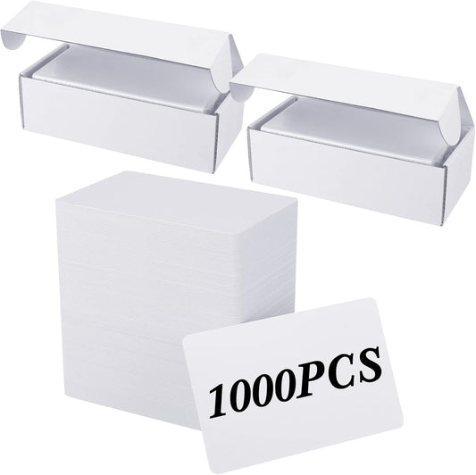Yexiya 1000 Pcs Blank PVC Cards for ID Badge Printers