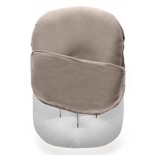 Cozy Cotton Cover for Baby Loungers - Warm Taupe