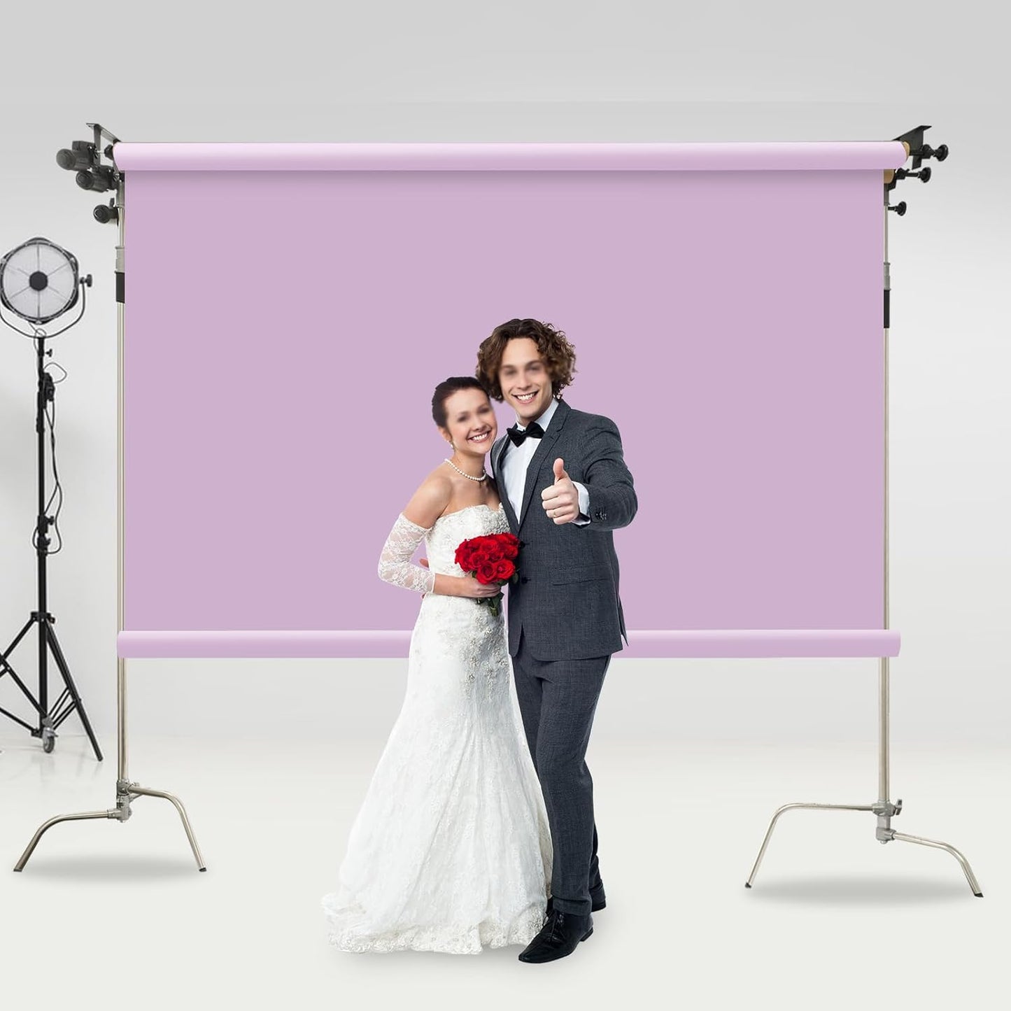 3 Roller Electric Backdrop System for Photography with Remote Control