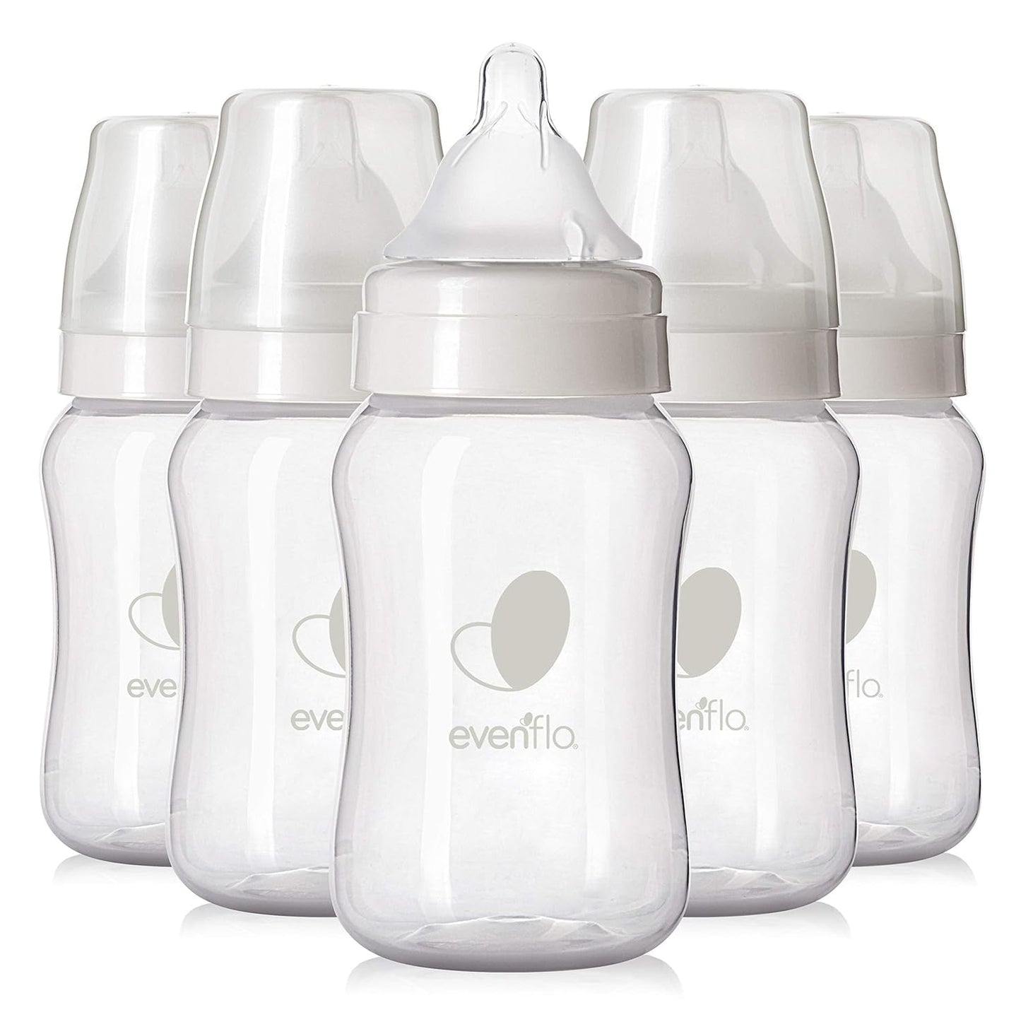 Evenflo Premium Anti-Colic Baby Bottles - 9oz (6 Pack)