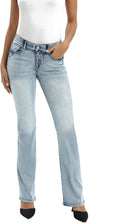 MetHera Le Mel Classic Stretch Curvy Bootcut Jeans - Flattering Fit