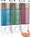 3 in 1 Shampoo and Conditioner Dispenser Set - Wall Mounted Shower