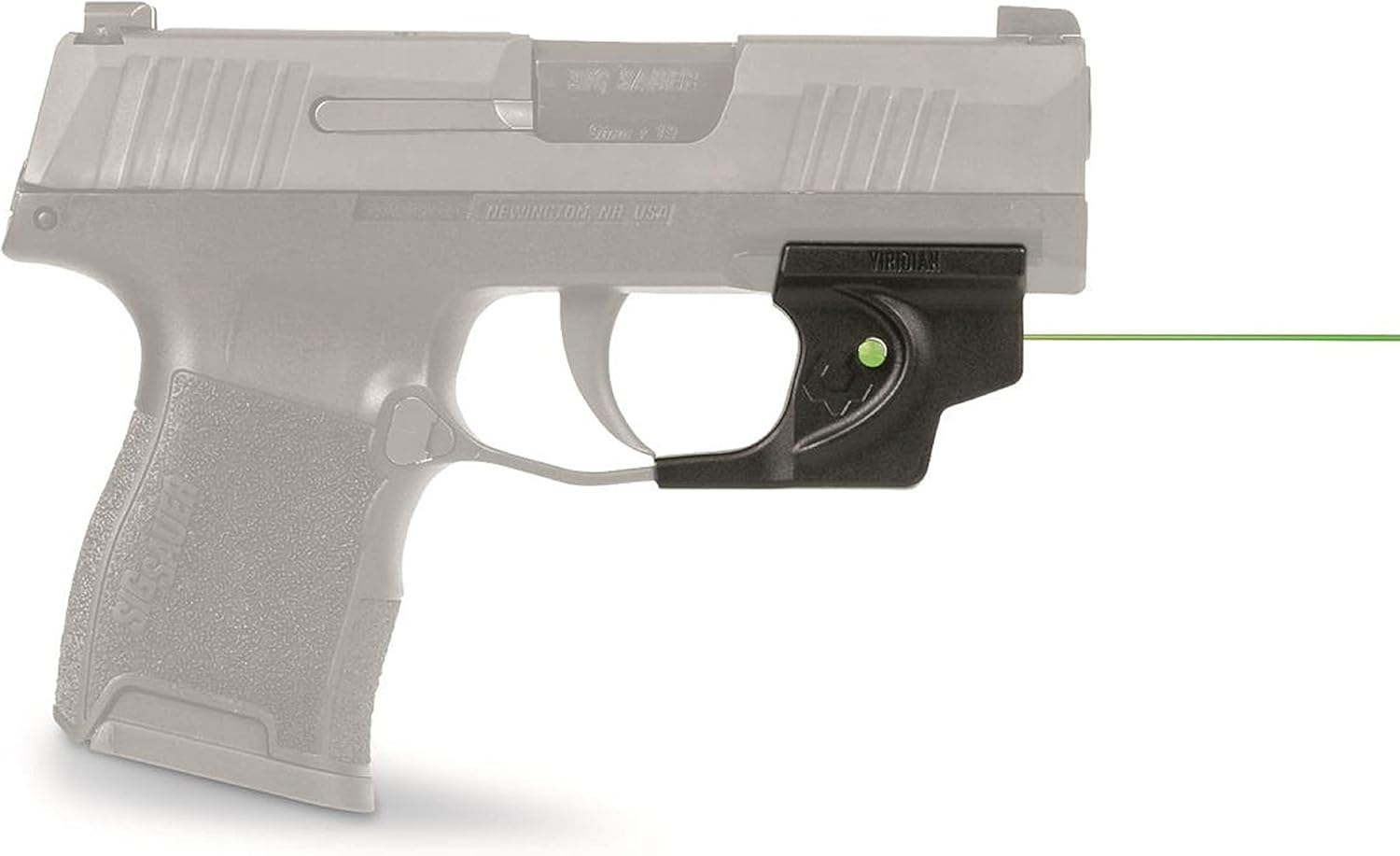 Viridian E Series Green Laser Sight for Railed or Non-Railed Pistols