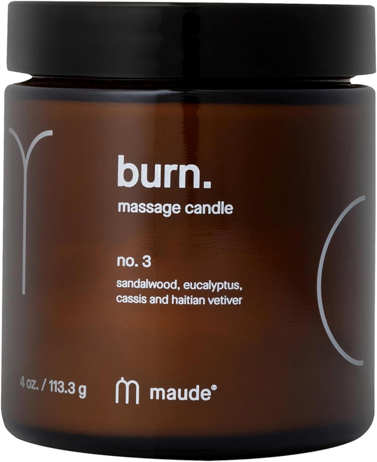 Maude Burn No. 3 Jojoba Oil Massage Candle for Self Care