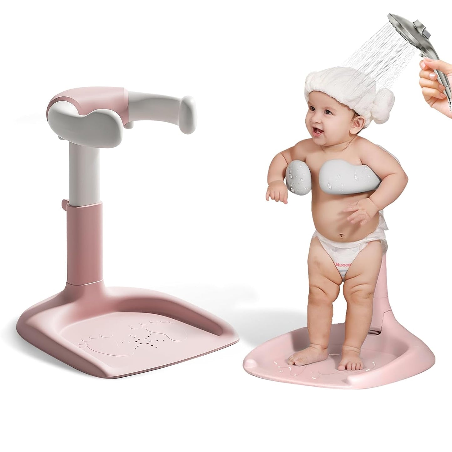 Baby Shower Stand with Anti-Slip Base for Infants 6-36 Months