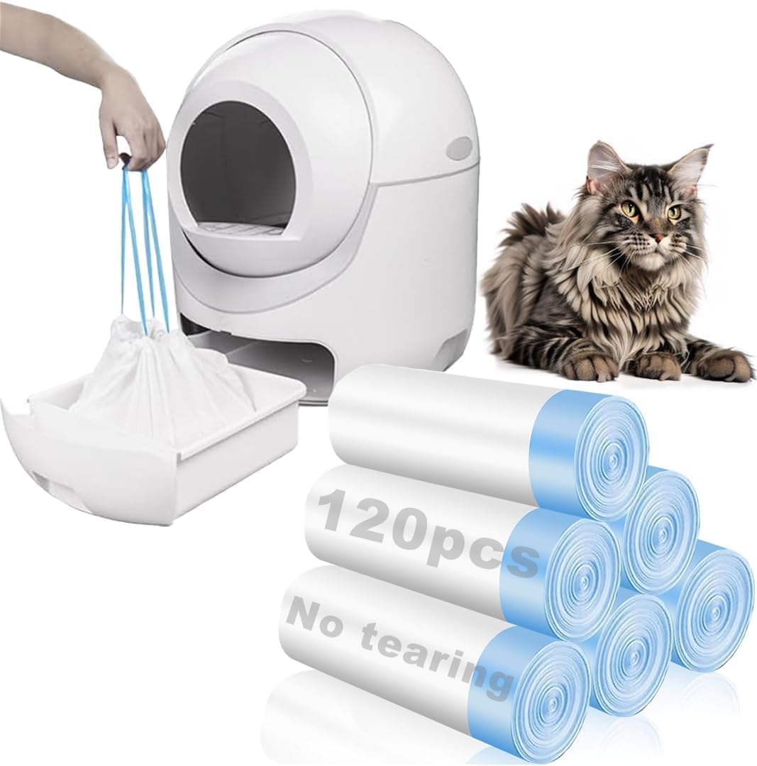 120 Self-Cleaning Cat Litter Bags for Robot | Ameroliy