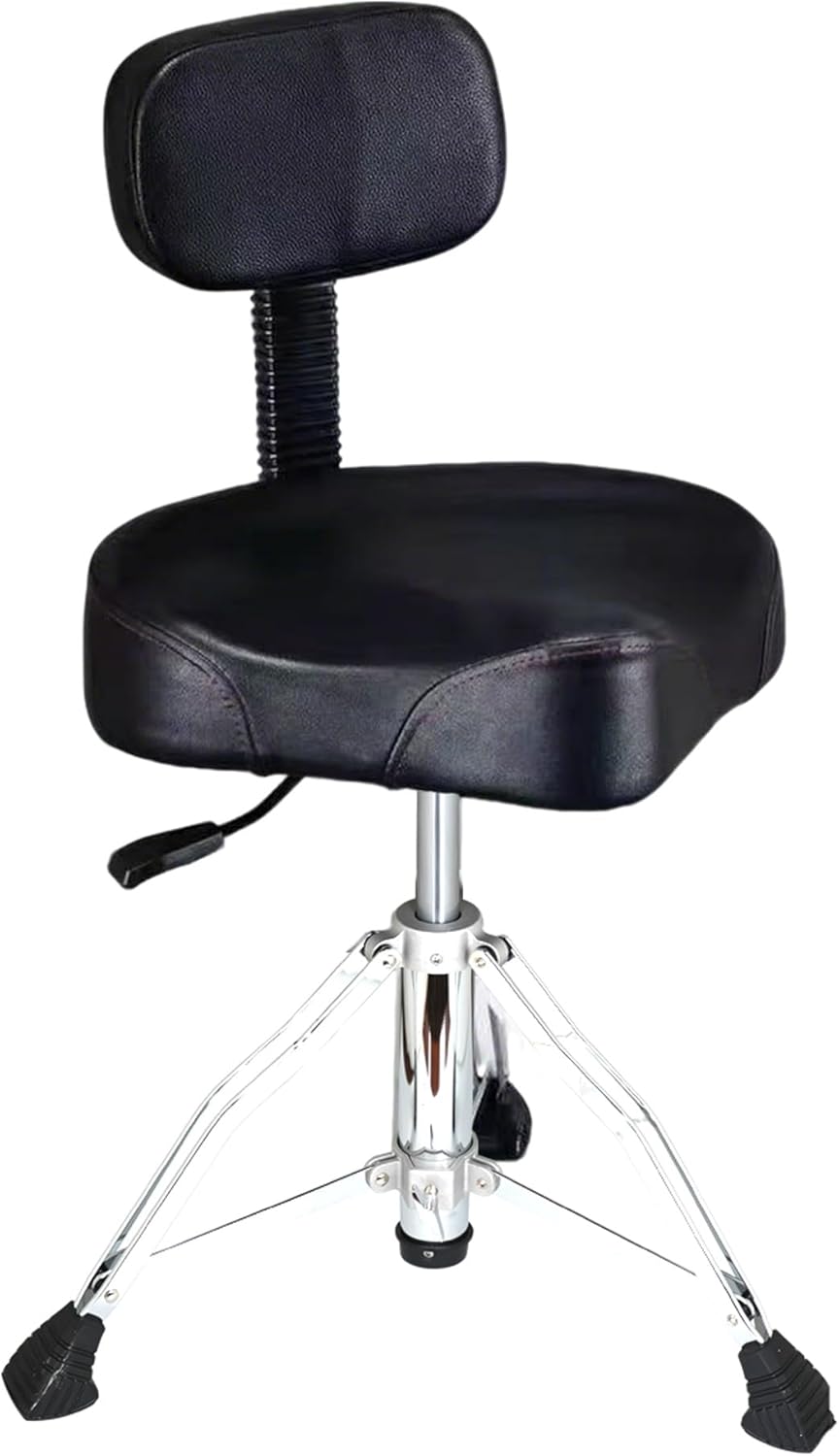 Drum Throne with Backrest for Comfortable Long Sessions