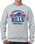 Property Of Crewneck Fleece Sweatshirt - Stay Warm & Represent Buffalo