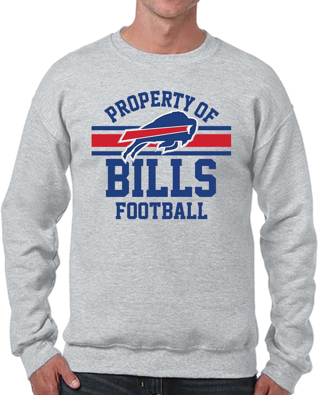 Buffalo Bills Property Of Crewneck Fleece Sweatshirt for Fans