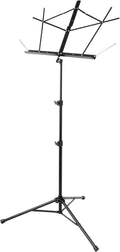 On Stage MUS SM7222B Tripod Music Stand - Stable, Portable Stand