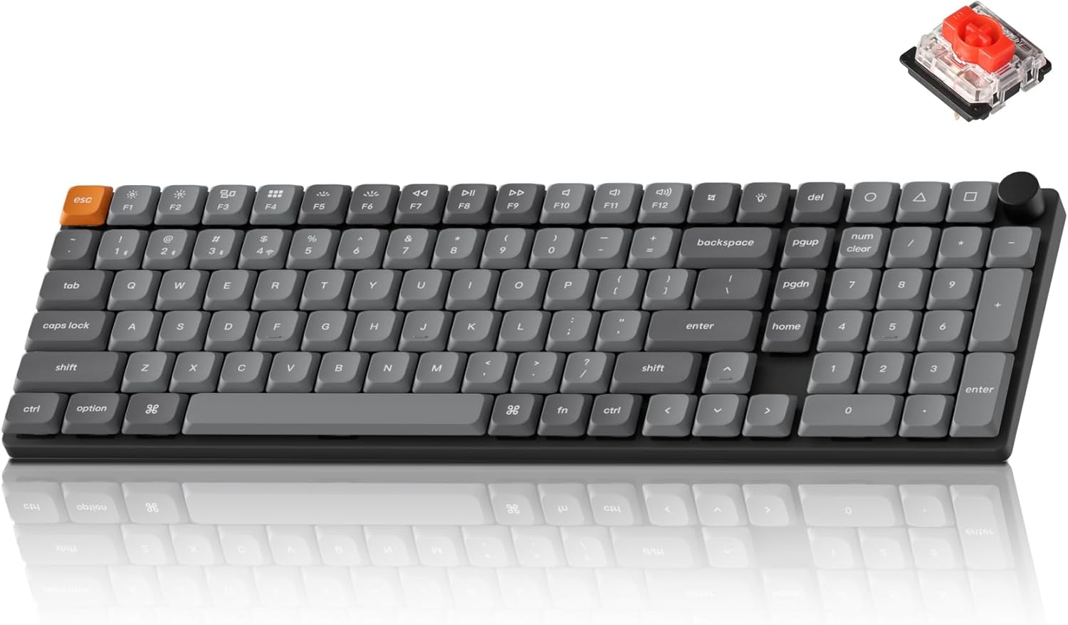 Keychron K17 Max Wireless Mechanical Keyboard with RGB Backlight