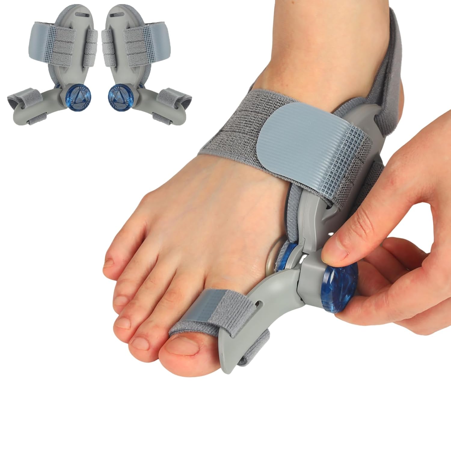 Bunion Corrector for Women and Men with Adjustable Knob Design