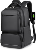Premium PU Leather Laptop Backpack for 15.6in Laptops