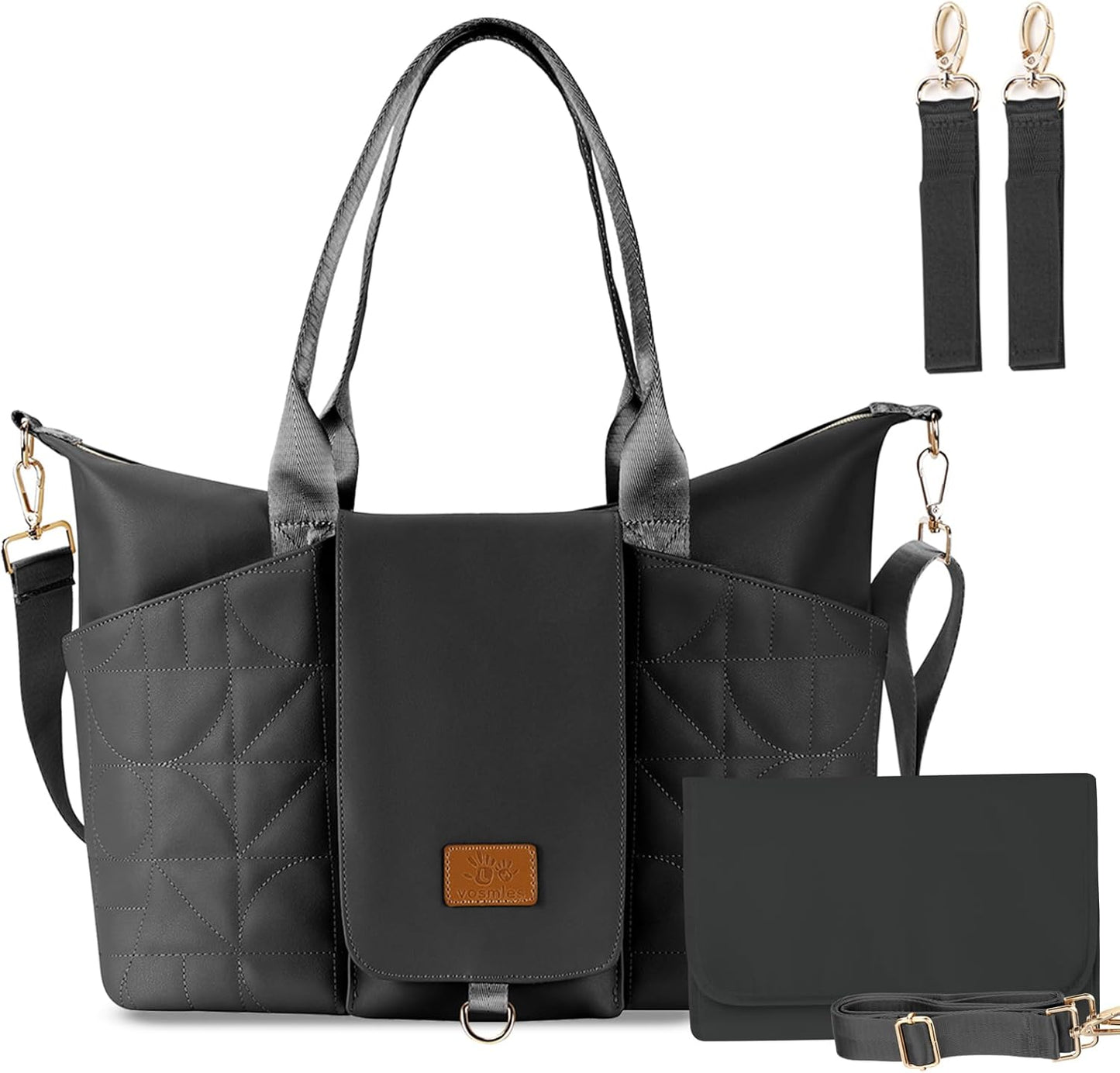 Spacious Diaper Bag Large Tote for Baby Essentials and Travel