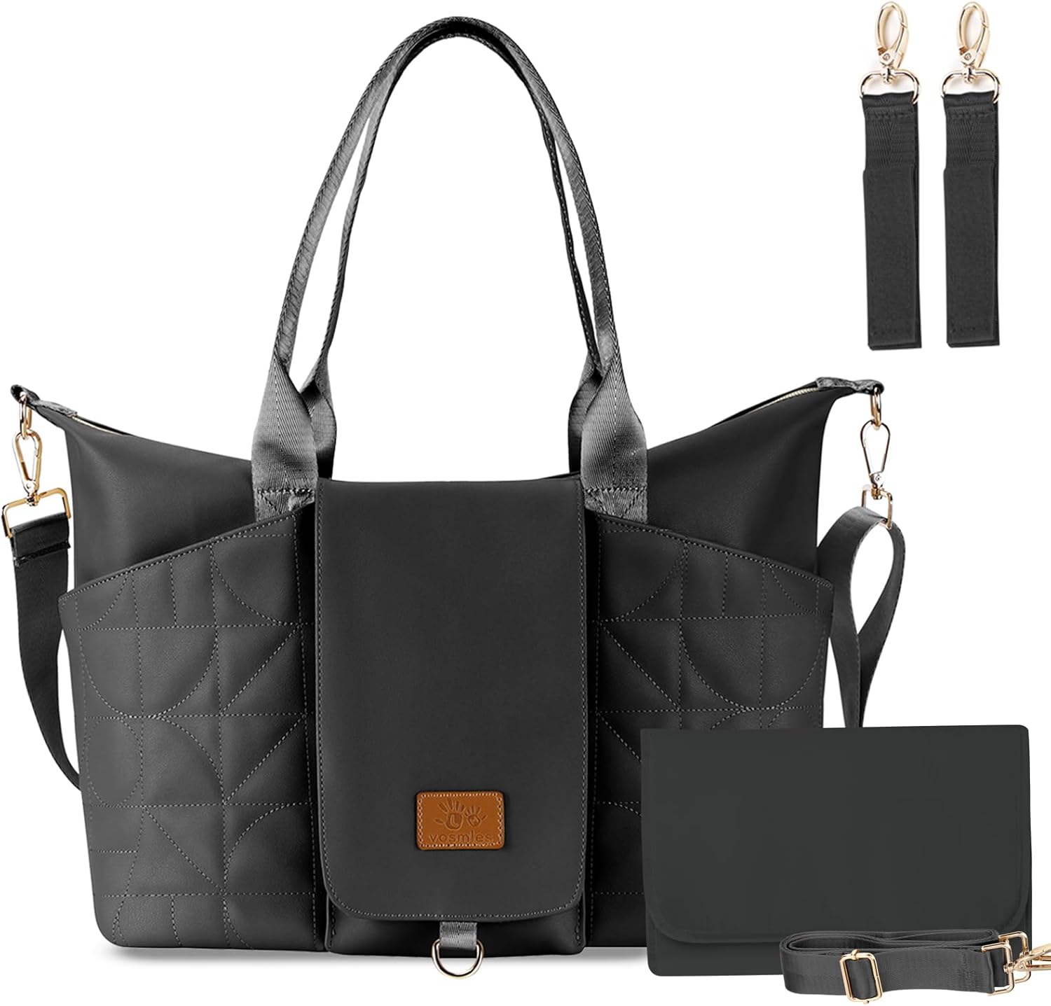 Spacious Diaper Bag Large Tote for Baby Essentials and Travel