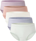 Bamboo Cool Womens Underwear Mid Waist Briefs - 5-Pack Comfort