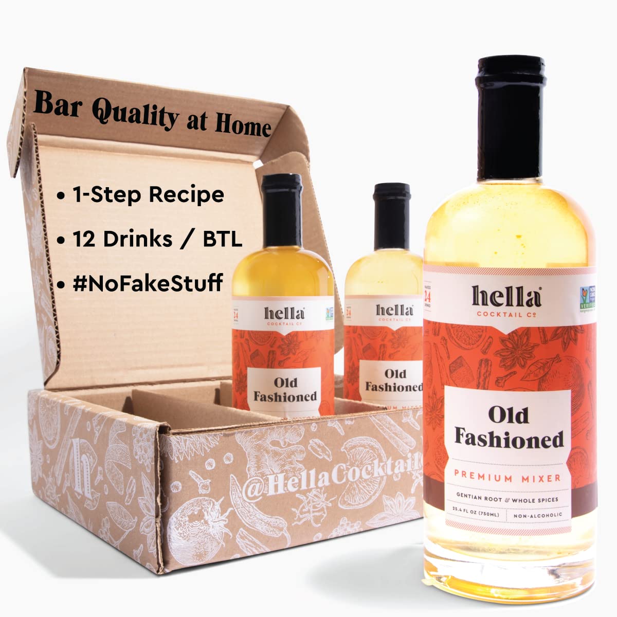 Hella Cocktails Mixers for Perfect Old Fashioned at Home