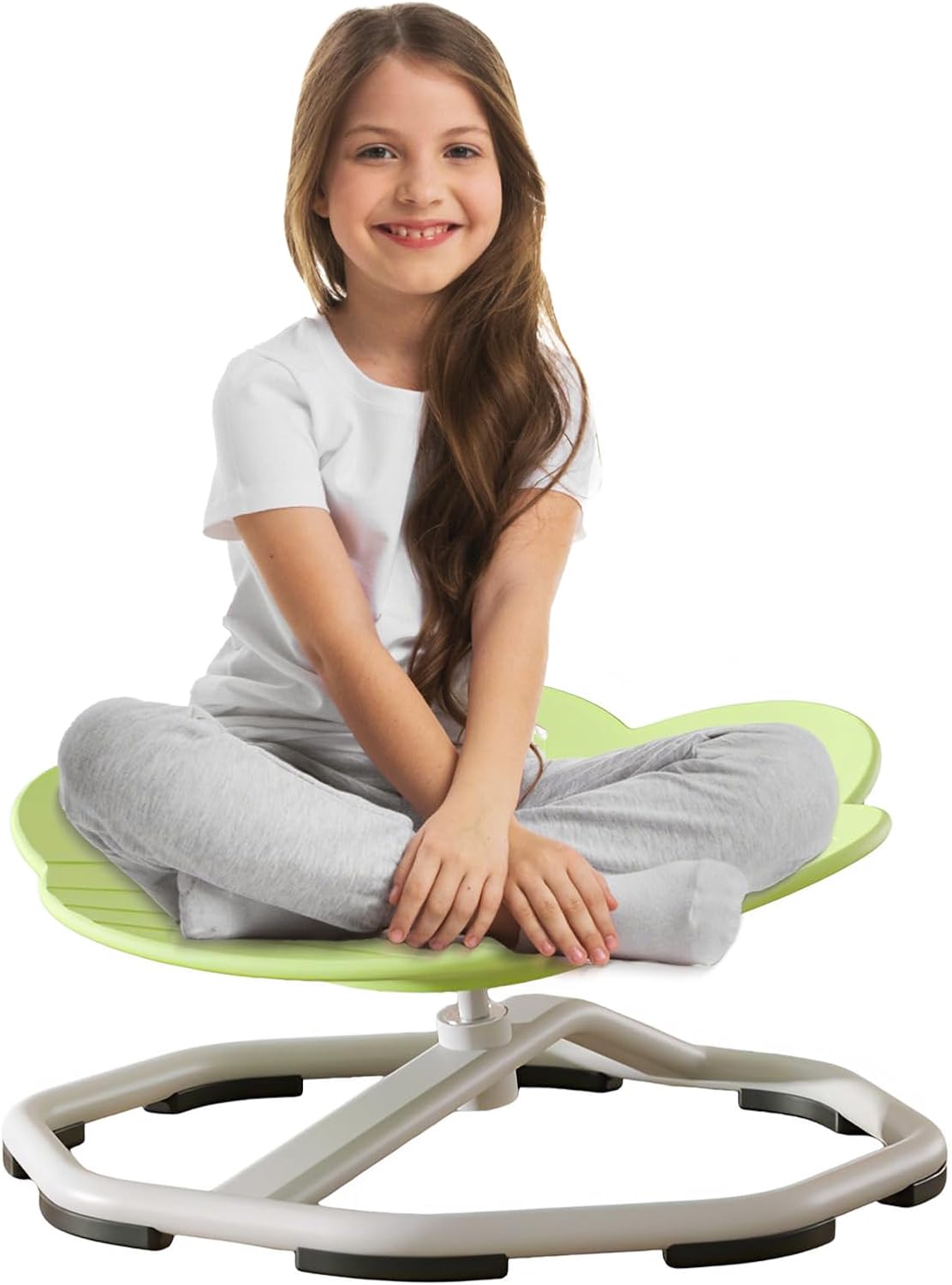 Enhance Kids' Coordination with Green Sensory Swivel Chair - ToneLab