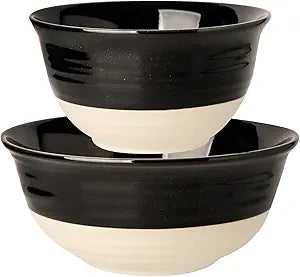Hasense Ceramic Mixing Bowls Set for Kitchen and Serving Needs