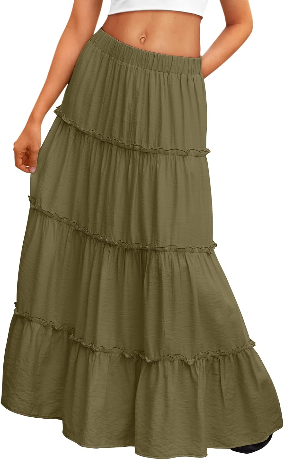Trendy Queen Long Skirts for Women Boho Maxi Skirt Fashion