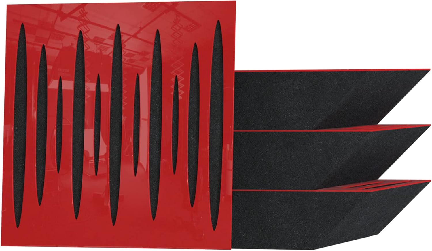 Sound Absorption-Diffuse Corner Bass Trap for Studios & More
