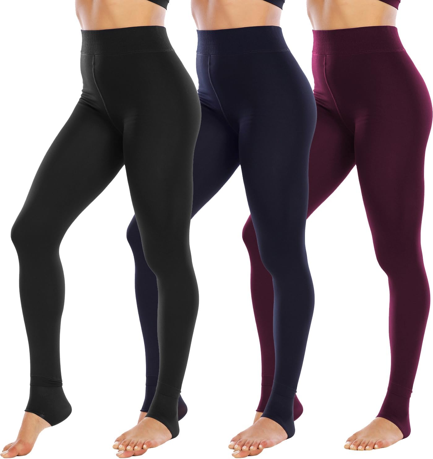 Winter Warm Fleece Lined Leggings for Women - Thick Thermal Tights