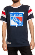 Men's Retro NHL Surf & Skate Shoulder Stripe Varsity T-Shirt