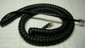 25-Pack Flat Black Handset Cords for Yealink IP Phones
