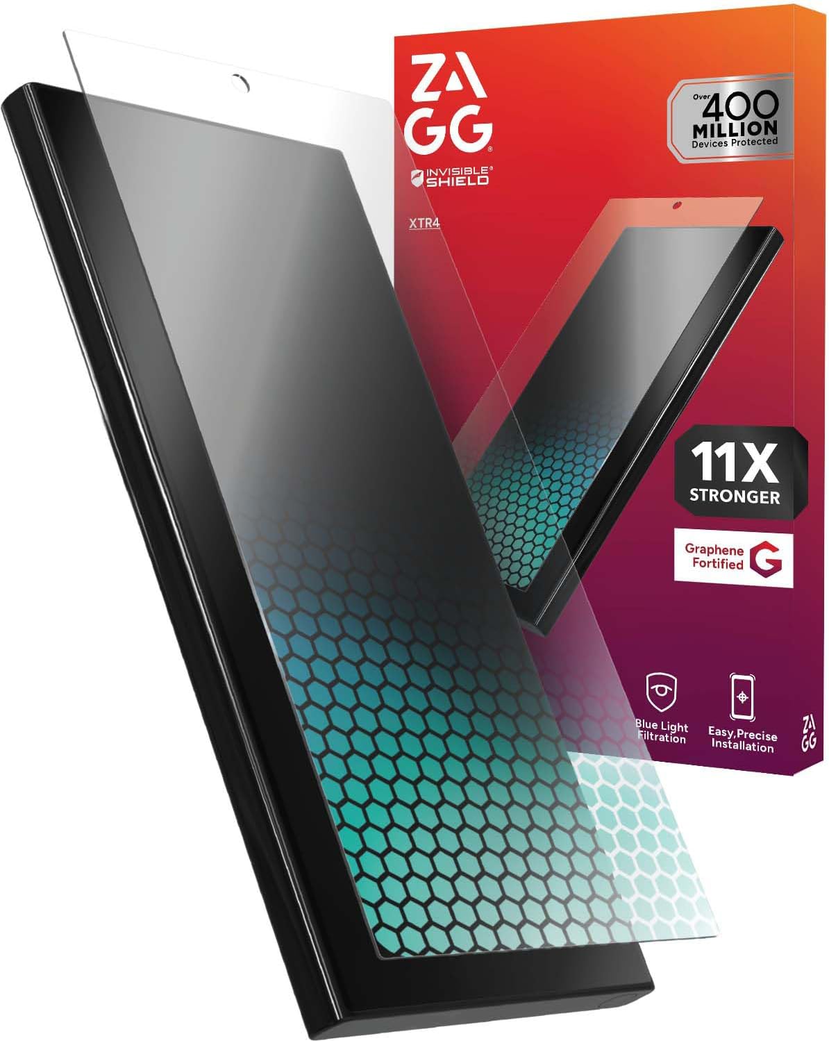 ZAGG Glass XTR4 Screen Protector for Samsung Galaxy S25 Ultra
