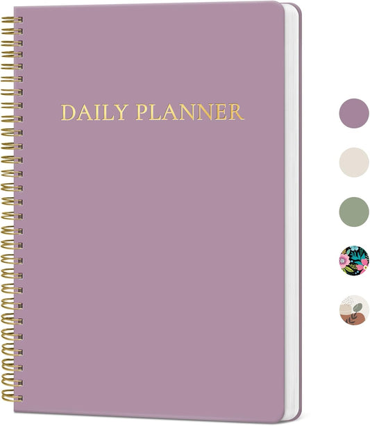 ZOTIA Purple Daily Planner - Organize Tasks & Appointments!