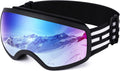 Kids Ski Goggles Snowboard Goggles for Children 3-15 - Helmet