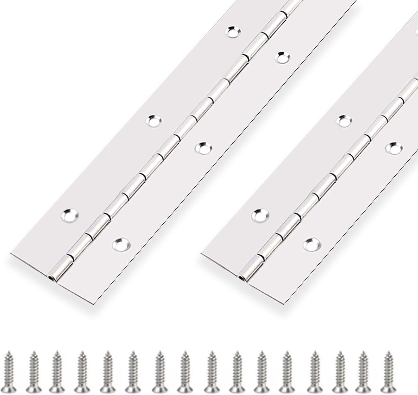 Durable 30 Inch Stainless Steel Piano Hinges for Heavy Duty Use
