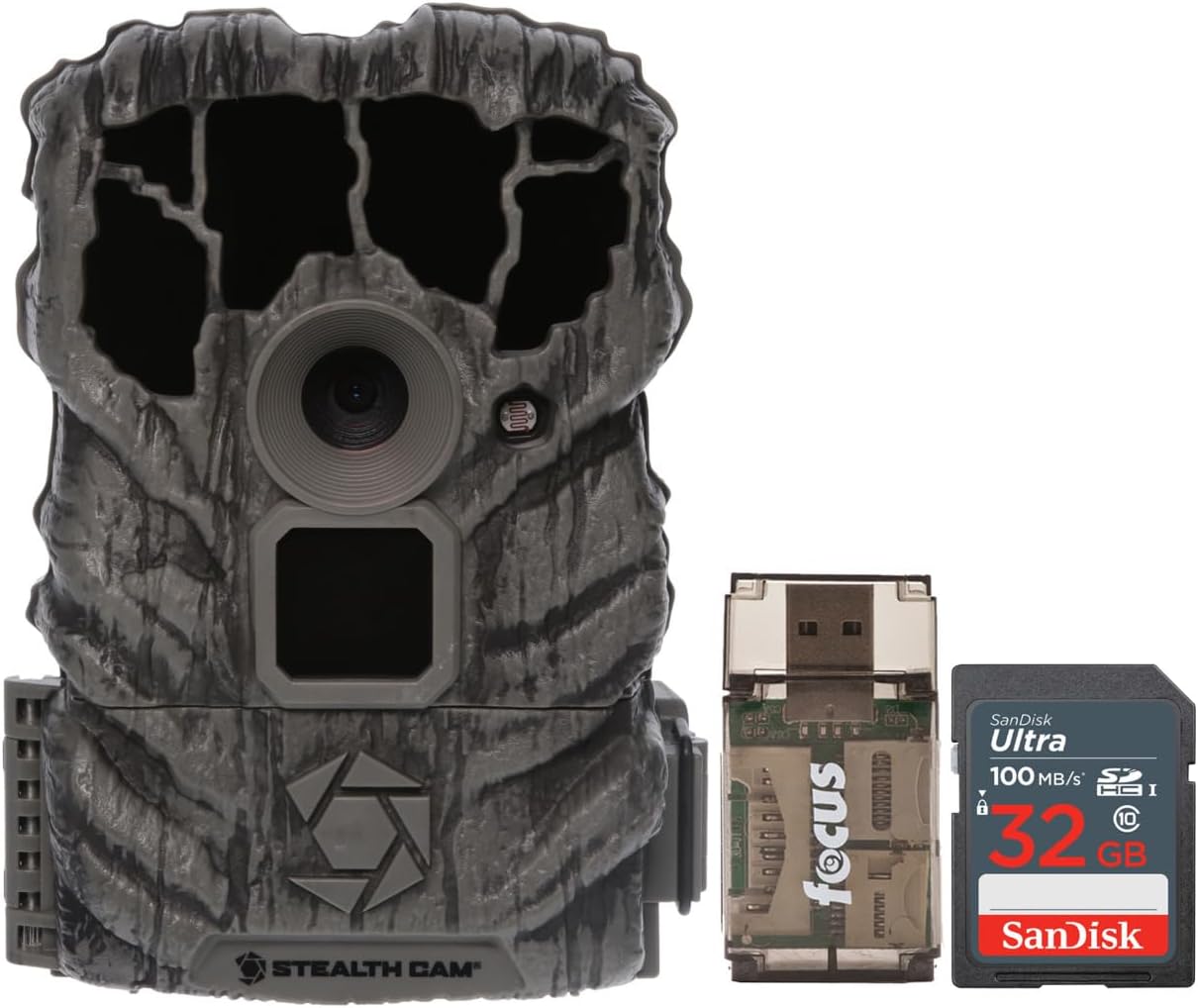 Stealth Cam Browtine 14MP Trail Camera Bundle for Wildlife