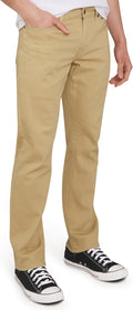 Quiksilver Mens 5 Pocket Straight Fit Stretch Waist Casual Chino