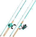 Sougayilang Fishing Rod and Reel Combo 2-Pack - Travel Ready Rods