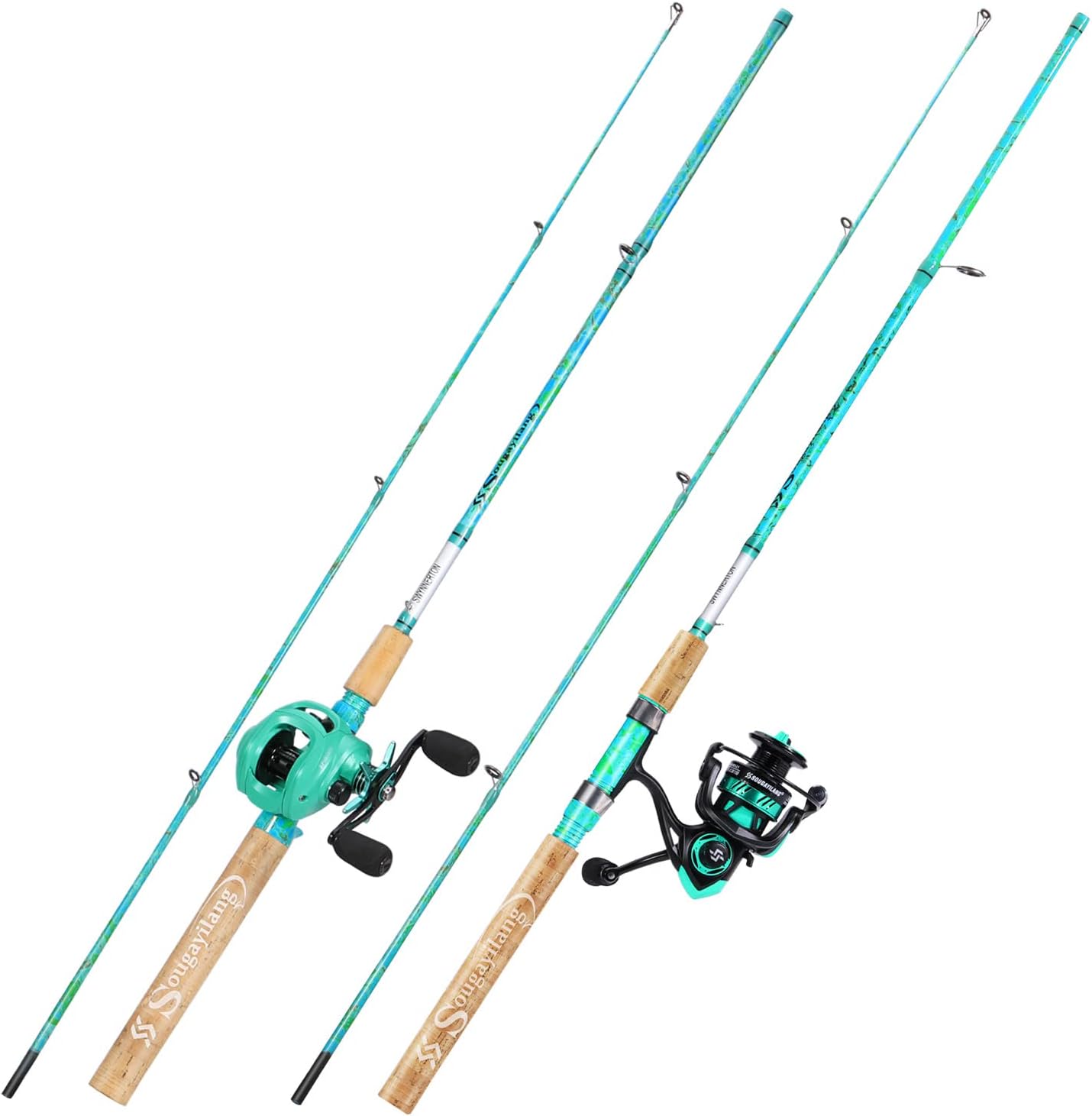 Durable 5'6 Fishing Rod Combo by Sougayilang