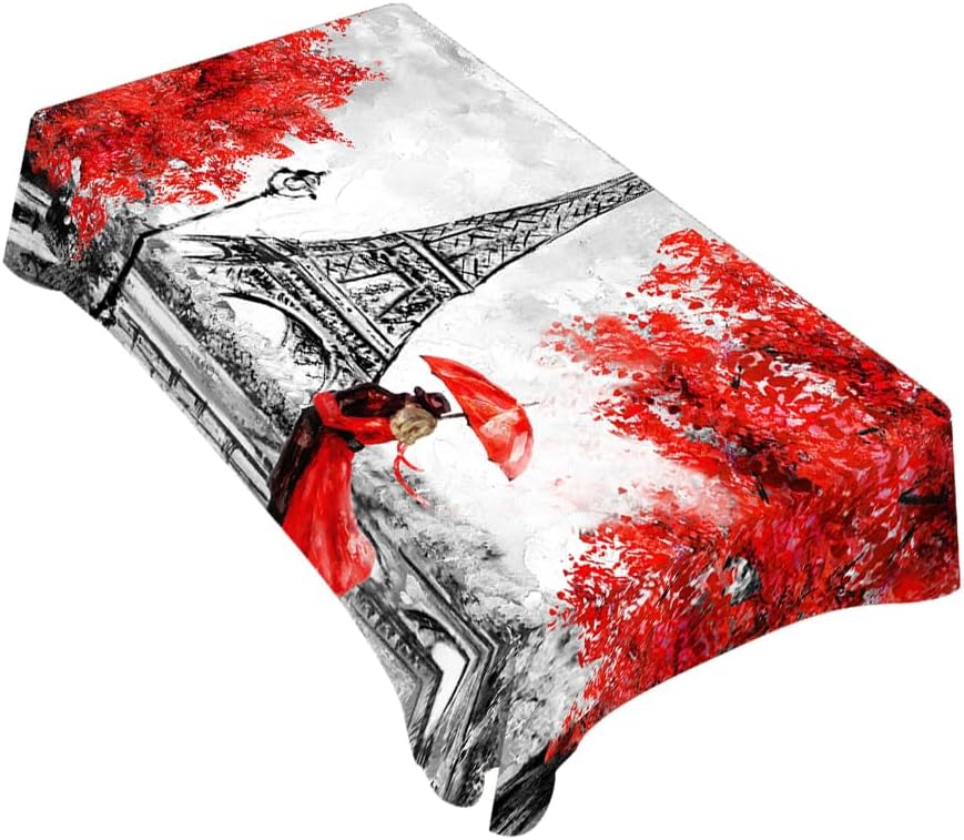 Romantic Couple Embrace Tablecloth 60x84