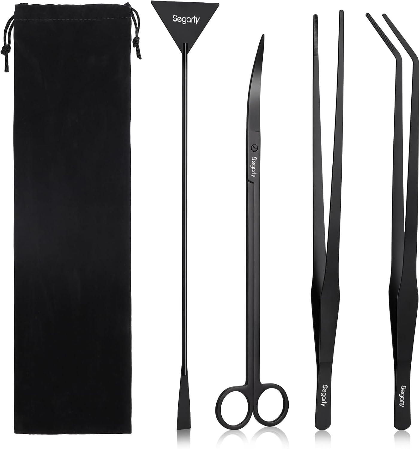 Segarty 4-in-1 Stainless Steel Aquarium Tool Set