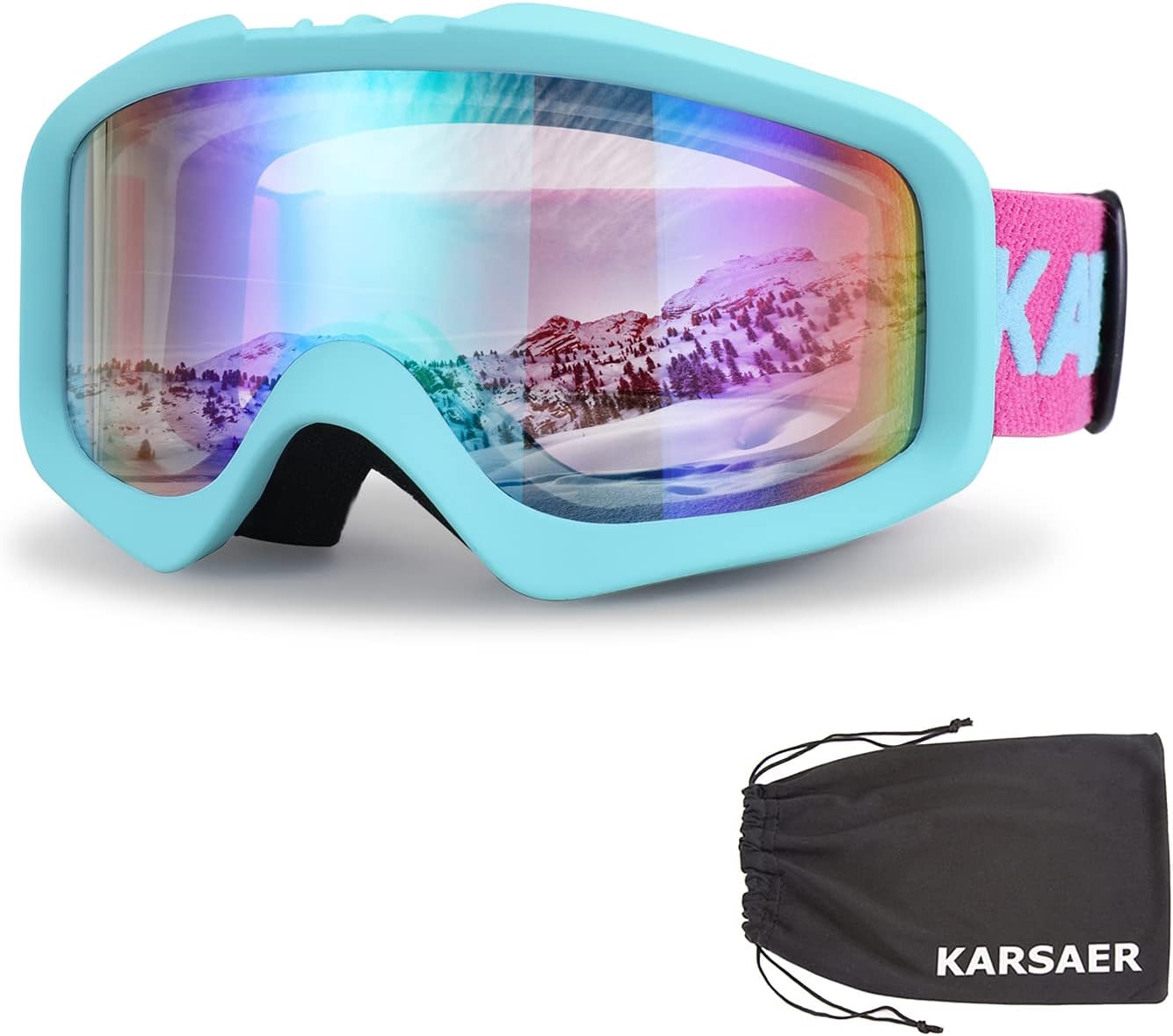 Karsaer Anti-Fog Ski Goggles: Clear Vision Guaranteed