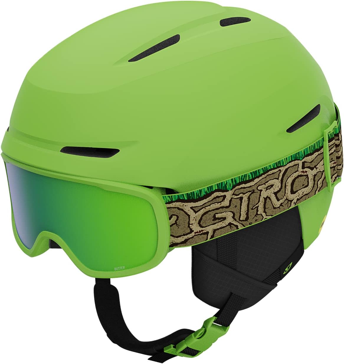 Kids Ski Helmet Set - Matte Bright Green - Giro
