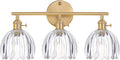 Bathroom Light Fixtures 3-Light Brass Vanity Wall Light Over Mirror