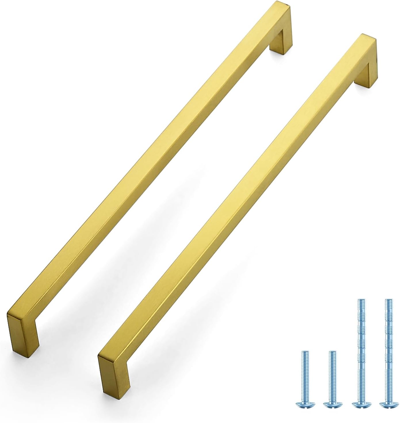 Gold Cabinet Pulls by JOY DECOR - 11-1/3 Inch Handles