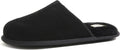 Dearfoams Men's Bradford Genuine Suede House Shoe Scuff