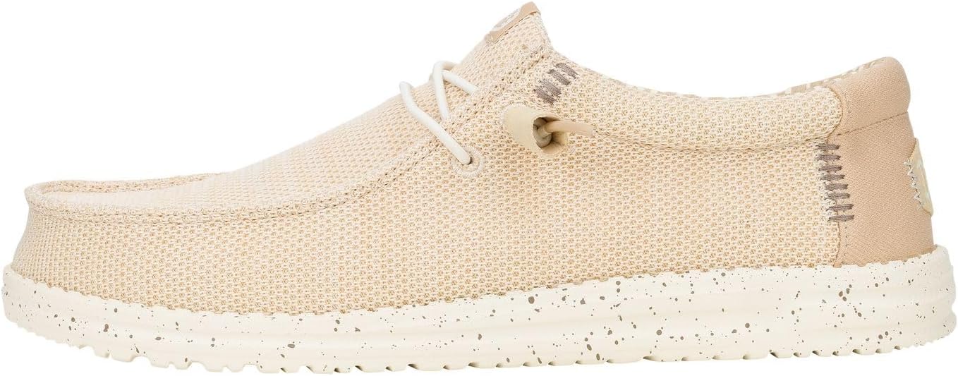HEYDUDE Mens Wally Stretch Sox Slip-On Loafer for Comfort