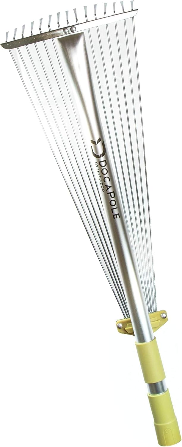 DOCA Gardening Tools Attachment - Versatile Roof Rake for Leaves
