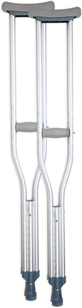 BodyMed Aluminum Crutches Pair for Adults and Children - 300 lb