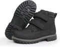 Tobfis Kids Waterproof Strap Work Boots - Durable All-Season