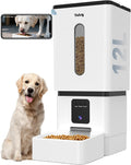 Automatic Dog Feeder Large Breed with Camera - 12L Capacity