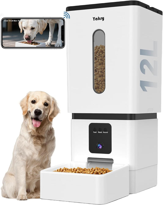 Automatic Dog Feeder Large Breed with Camera and App Control